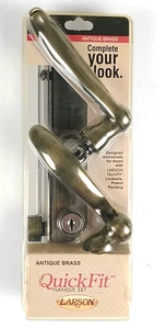 Larson Quick Fit Handle Set Antique Brass 20297820 NEW Sealed Packaging 796 - Picture 1 of 5