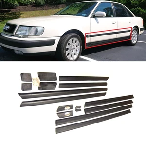 SET LEFT-RIGHT UPPER+LOWER DOOR MOLDING TRIMS 16 PCS. FOR AUDI 100 C4 1991-1995 - Bild 1 von 10