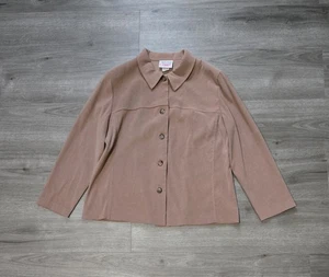 Vintage City Life Petites Corduroy Shirt Womens Large Button Down Long Sleeve - Picture 1 of 9