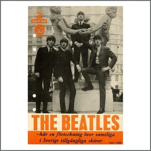B47586 - The Beatles 1964 Odeon EMI Promotional Flyer (Sweden) - Picture 1 of 1
