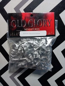 Old Glory Miniatures Peasants / Clubsmen SEALED in ORIGINAL BAG ECW-47 - Picture 1 of 10