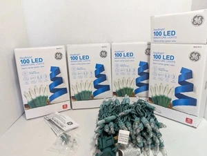 Lot of 4 GE 100 White Miniature Lights String-a-Long Indoor Outdoor Christmas - Picture 1 of 5
