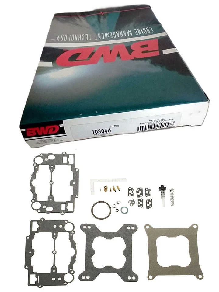 汽化器维修套件-汽化器套件适用于 Carter 4 Bbl BWD 10804A(美国制造) — 第 1/4 张图片