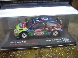 DIE CAST FORD FOCUS WRC 2009 RALLY DE PORTUGAL M.HIRVONEN-J.LEHTIEN 1\43 SCAT N4 - Foto 1 di 1
