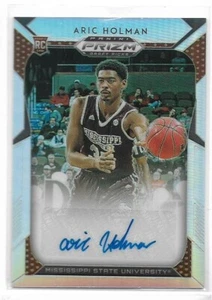 Aric Holman 2019 Panini Prizm, prizm auto   RC     MISSISSIPPI STATE - Picture 1 of 1