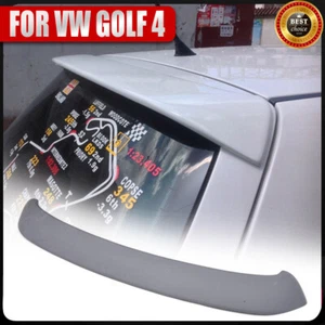 Rear Roof Spoiler Window Wing For Volkswagen VW Golf 4 IV MK4 R32 1998-2004 PU - Picture 1 of 11