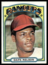 1972 Topps Semi-High# #529 Dave Nelson Texas Rangers NR-MINT SET BREAK!