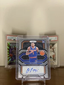 2020-21 Panini Prizm Obi Toppin Rookie Penmanship Auto RC New York Knicks - Picture 1 of 2