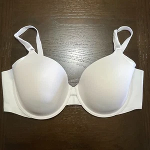 Warners No Side Effects Bra 40C Underwire Satin Padded Cups Back Smoothing 01356 - Picture 1 of 13