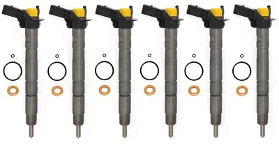 Einspritzdüse Injektor Audi 3,0 TDI 313 PS 059130277CK 0445117029 059130277EL 6x - Bild 1 von 4