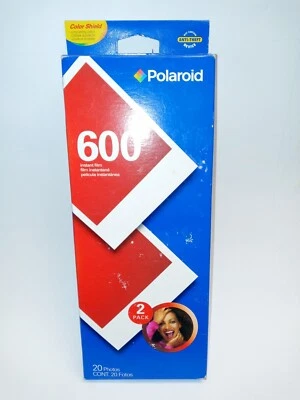 POLAROID 2-PACK 600 PLATINUM INSTANT FILM 20 PHOTOS EXP 2001 SEALED NOS - Image 1 of 2
