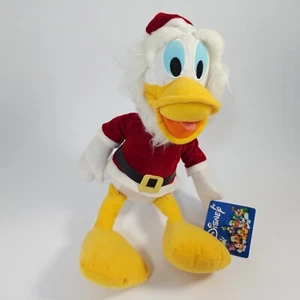 Disney Toy Factory Donald Duck Weihnachtsmann Bart Outfit Mütze Weihnachten Plüsch Anhänger 15 Zoll - Bild 1 von 15