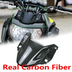 For 2018 -2022 MT-07 MT07 Carbon Fiber Front Upper Headlight Panel Cover Fairing - Bild 1 von 6