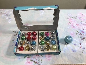 Vintage Shiny Bright Miniature Christmas Tree Ornamnents - Picture 1 of 9