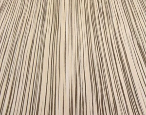 Madera de cebra cremosa chapa de madera de cebra compuesta 120" x 48" sobre respaldo de papel # 5305 - Imagen 1 de 3