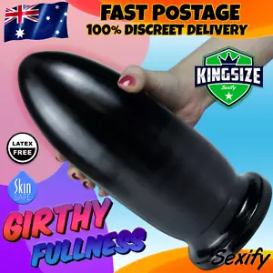 XL Anal Butt Plug BIG Dildo Fat Massive Thick Extra Large Huge Adult Sex Toy - Picture 1 of 15