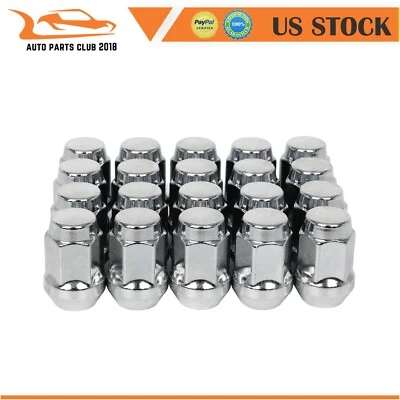 20X 7/16" Lug Nut 13/16" For GMC V1500 K1500 Chevrolet C10 K10 Suburban Blazer Foto 1 de 4