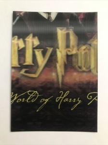 The World of Harry Potter 3D Series 1 2007 Puzzle Insert Card #PZ8 ArtBox USA!