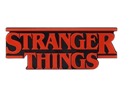 Stranger Things Shelf Sign Display Fan Gift 3D Wall Desk Art 7"x 2 5/8" x 3/8"