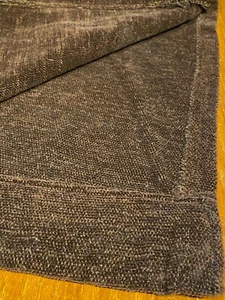 Off-cut Chenille Brown Plush Fabric 112 cm W x 89 cm L - Picture 1 of 5