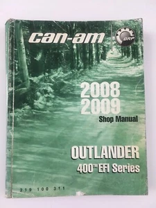 2008 -09 Can-Am Outlander 400 EFI Series Service Shop Repair Manual #219100311 - Foto 1 di 8
