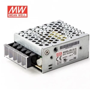 Módulo de fuente de alimentación conmutada MEANWELL RS-15 3A/1A 5/12V/24V/48 15 W baja potencia - Imagen 1 de 9