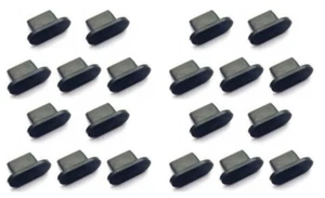 20x iPhone SE Ladebuchse Verunreinigungen Staub Schutz Stecker Stöpsel Silikon - Zdjęcie 1 z 1
