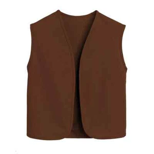 Official Girl Scout Brownie Vest New Medium 10-12 New Fabric With Tags - Picture 1 of 1