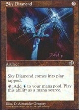 Sky Diamond ~ Moderately Played Mirage MTG Magic UltimateMTG Artifact Card