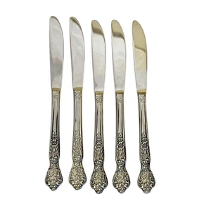 Versailles Set of 5 Dinner Knife 8 3/4" Stainless Silverware Flatware MSI Japan - Picture 1 of 17