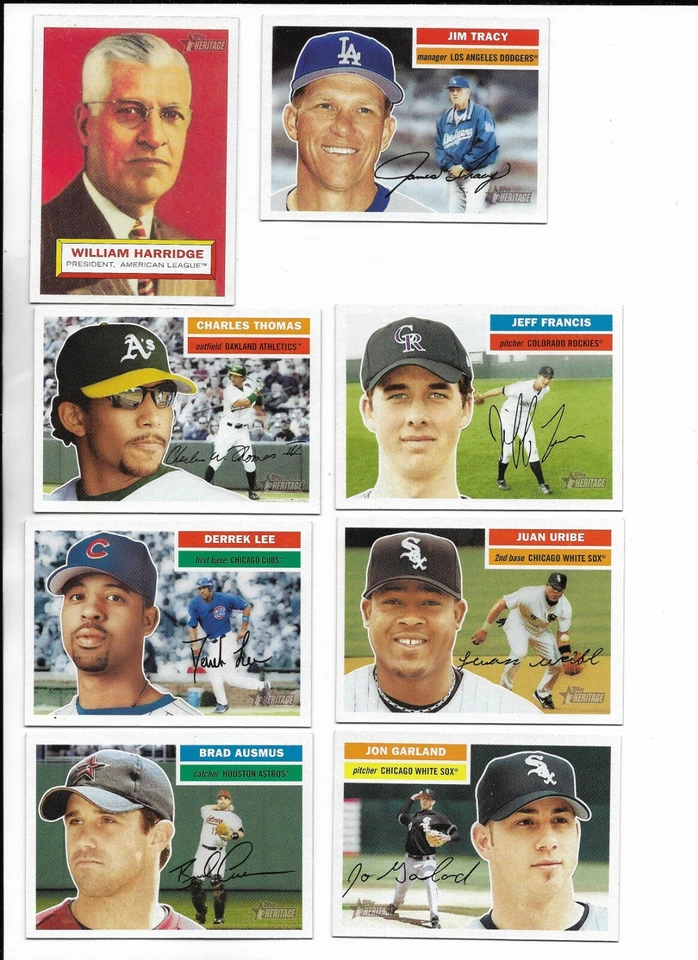 2005 Topps Heritage PICK-A-CARD Thome Beltre Millar Cabrera Salmon Snow Olerud + - Image 1 of 1