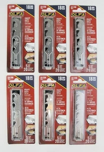 CAJA de 6 paquetes de cinco paquetes - Cuchillo utilitario de repuesto de gancho a presión hoja a presión LH-20B - Imagen 1 de 5