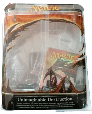 Magic The Gathering MTG Premium Deck Series Slivers Lingua Inglese Aperto - Immagine 1 di 4