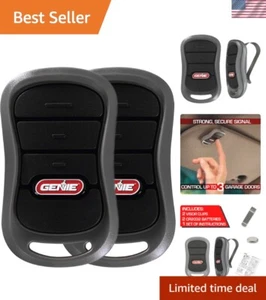 Set telecomando apriporta garage sicuro 3 pulsanti con clip visiera incluse - Foto 1 di 7