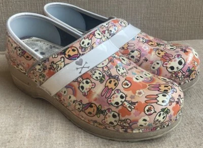 Tokidoki For Koi By Sanita Original Colorful Danish Clogs Women’s 6.5-7 US EU 37 - Image 1 of 4