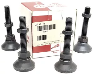 Lot of 4 Vlier TLBK-1 Stud Mount Leveling Foot, 3/8-16 Thread, Up to 3750lbs - Picture 1 of 5