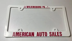 AMC-Renault dealer license plate frame - Picture 1 of 6