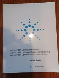 AGILENT 8163A MULTIMETER, 8164A+8166A LIGHTWAVE MEASUREMENT USER'S GUIDE - Picture 1 of 2