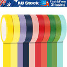 10pcs Colored Masking Tape Rainbow Color Easy Tear Home Diy Office Decor