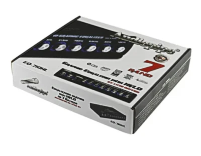 Audiopipe EQ-710HL 7 Band Graphic Equalizer with Hi/Lo 9V Line Driver Brand New - Image 1 of 3
