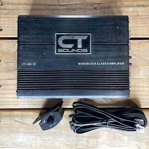 Used CT Sounds CT-400.1D 400 Watts RMS Monoblock Car Audio Amplifier