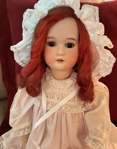 Antique German C F BERGMANN 25" Bisque head with Composition body, so nice! - Picture 1 of 20