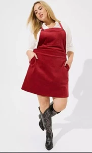 NWT Torrid Mini Corduroy Skirtall- Rhubarb Size 2x - Picture 1 of 8