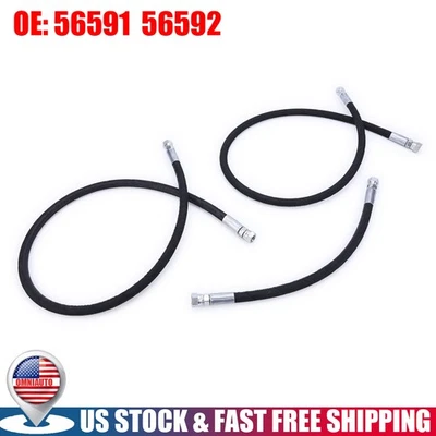 Kit de manguera para quitanieves de alta resistencia 1/4x42 y 1/4x16 para Western 56616 56617 Fisher Foto 1 de 4