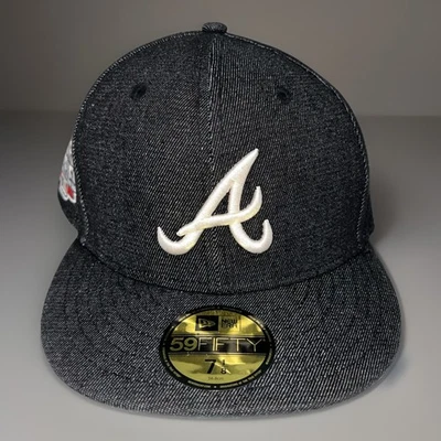 Atlanta Braves New Era 59Fifty Fitted Hat Size 7 1/8 - Image 1 of 4
