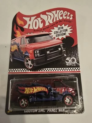 2018 COLLECTORS EDITION HOT WHEELS CUSTOM GMC PANEL VAN 1/64 - Image 1 of 3
