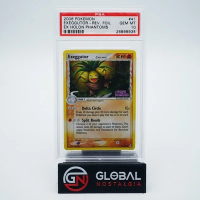 Exeggutor 2006 EX Holon Phantoms Reverse Foil Pokemon Holo 41/110 PSA 10 - Image 1 of 2