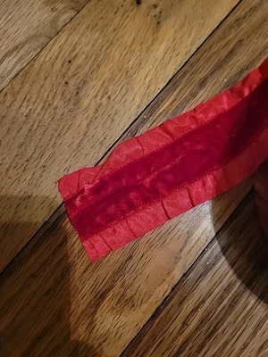 1.5" x 15ft. Ruffle Red Velvet Christmas Ribbon by Celebrate It® 2x Flawed Pack - Image 1 of 4