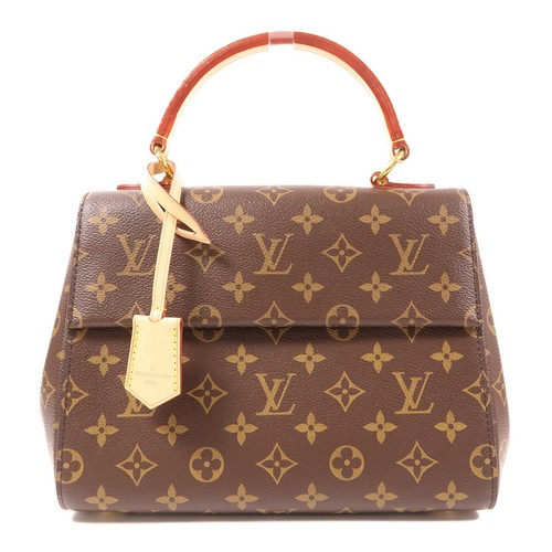 LOUIS VUITTON（LV） Borsa a tracolla Louis Vuitton LV Cluny BB 2 vie borsa a mano M46372 monogramma marrone