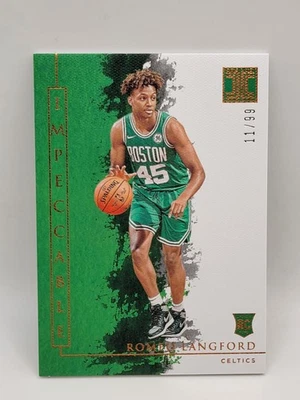 2019-20 Panini Impeccable - Romeo Langford #2 /99 (RC) - Image 1 of 2